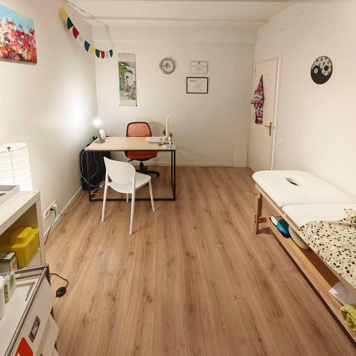 Sala terapies a Caldes de Montbui